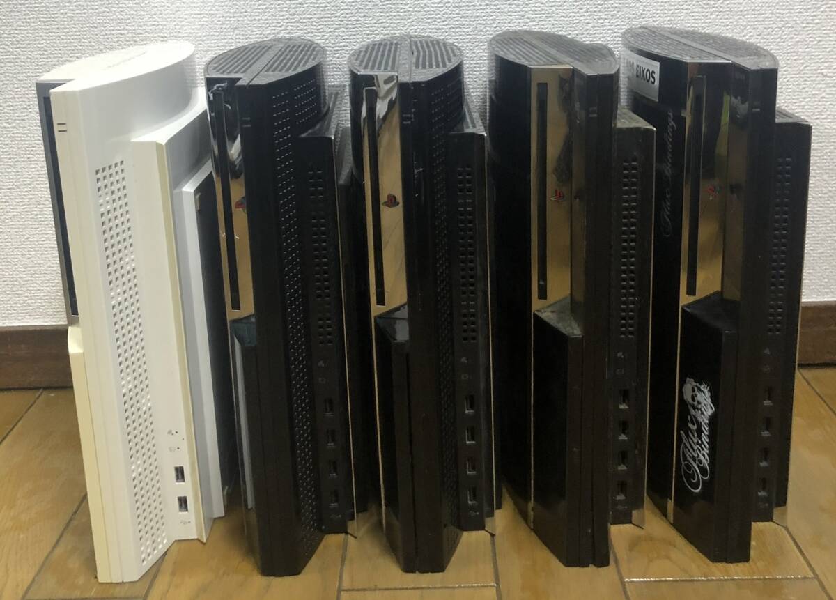 PS3　厚型ジャンク品　まとめ　①　@2500 SONY PS3 厚型本体 5台 まとめ売り PlayStation3