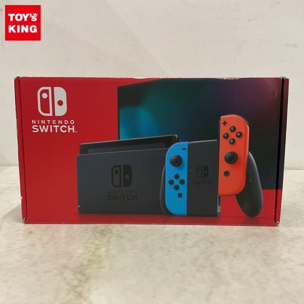 1円〜 動作確認/初期化済 Nintendo Switch HAC-001 ネオンブルー / ネオンレッド