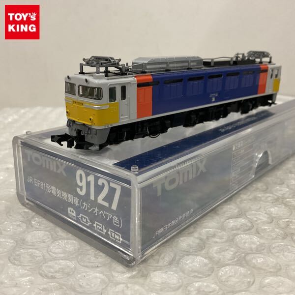 1円〜 動作確認済 TOMIX Nゲージ 9127 JR EF81形 電気機関車 カシオペア色