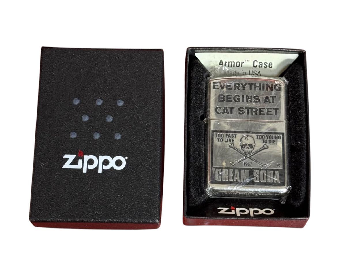 zippo CREAM SODA Armor 50周年記念 2017年製の通販 by y's