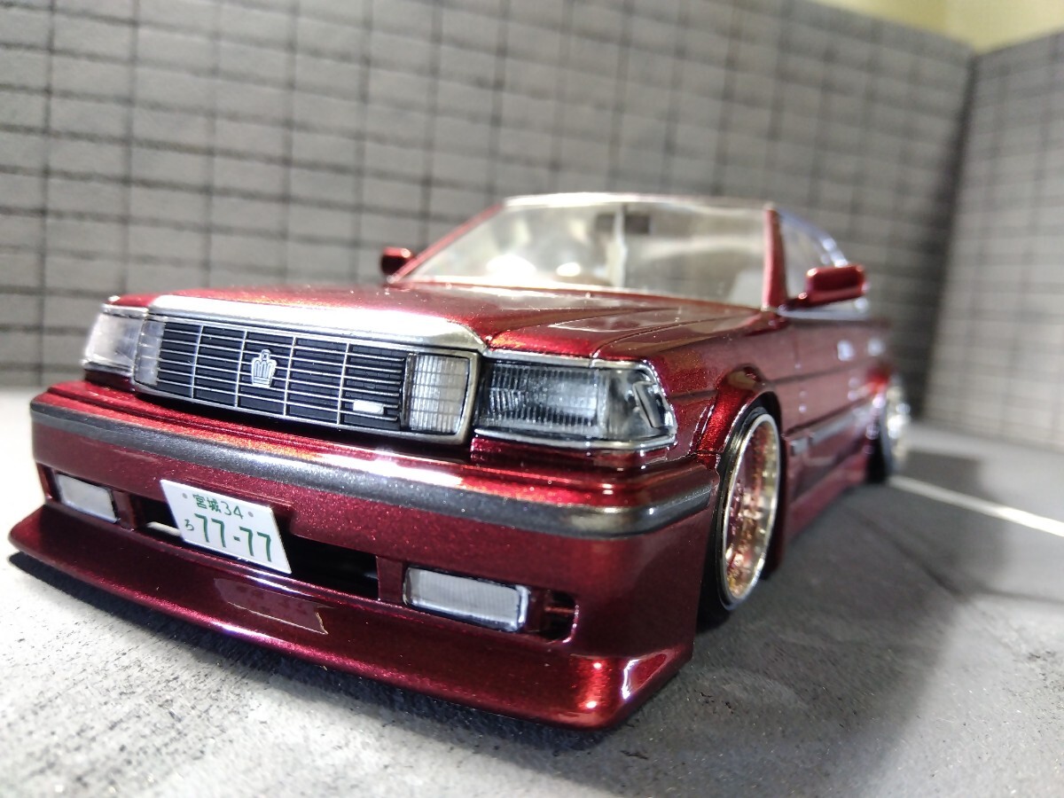 アオシマ1/24プラモデル130クラウンVIPCAR旧車インシュランス族 アオシマ1/24プラモデル130クラウンVIPCAR旧車インシュランス族