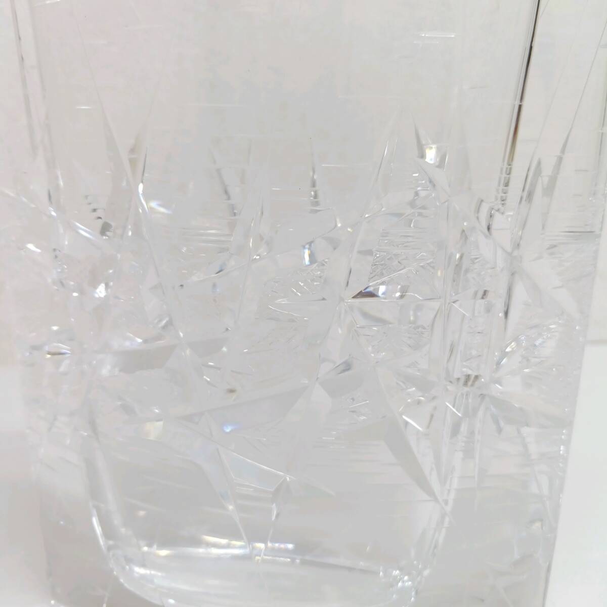 HOYA ホヤクリスタル 希少作品 最高級 カットガラス 花瓶