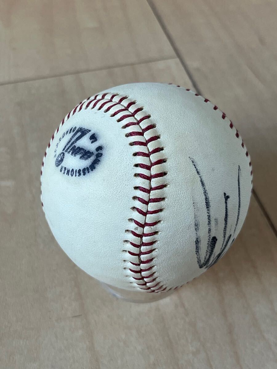 プロ野球試合球 【イチロー】直筆サイン◆NPB試合球◆日本最後の直筆サイン+ローマ字サイン オリックス イチロー 直筆サインボール日付入り