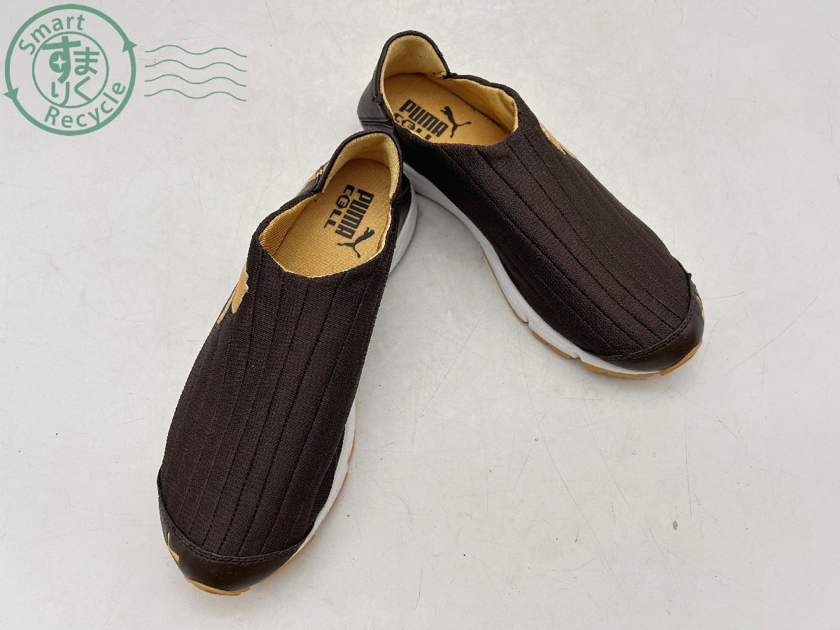 BA0603080　▼ PUMA プーマ スニーカー ブラウン 23.5cm スポーツ用品 運動靴 ランニングシューズ レディース 現状品 中古品