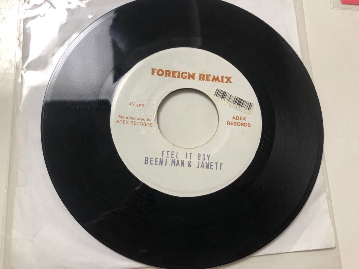 BEENI MAN & JANET FEEL IT BOY NEPTUNES muro koco kenta rap45 randb45 dancehall レゲエ ジャマイカ盤