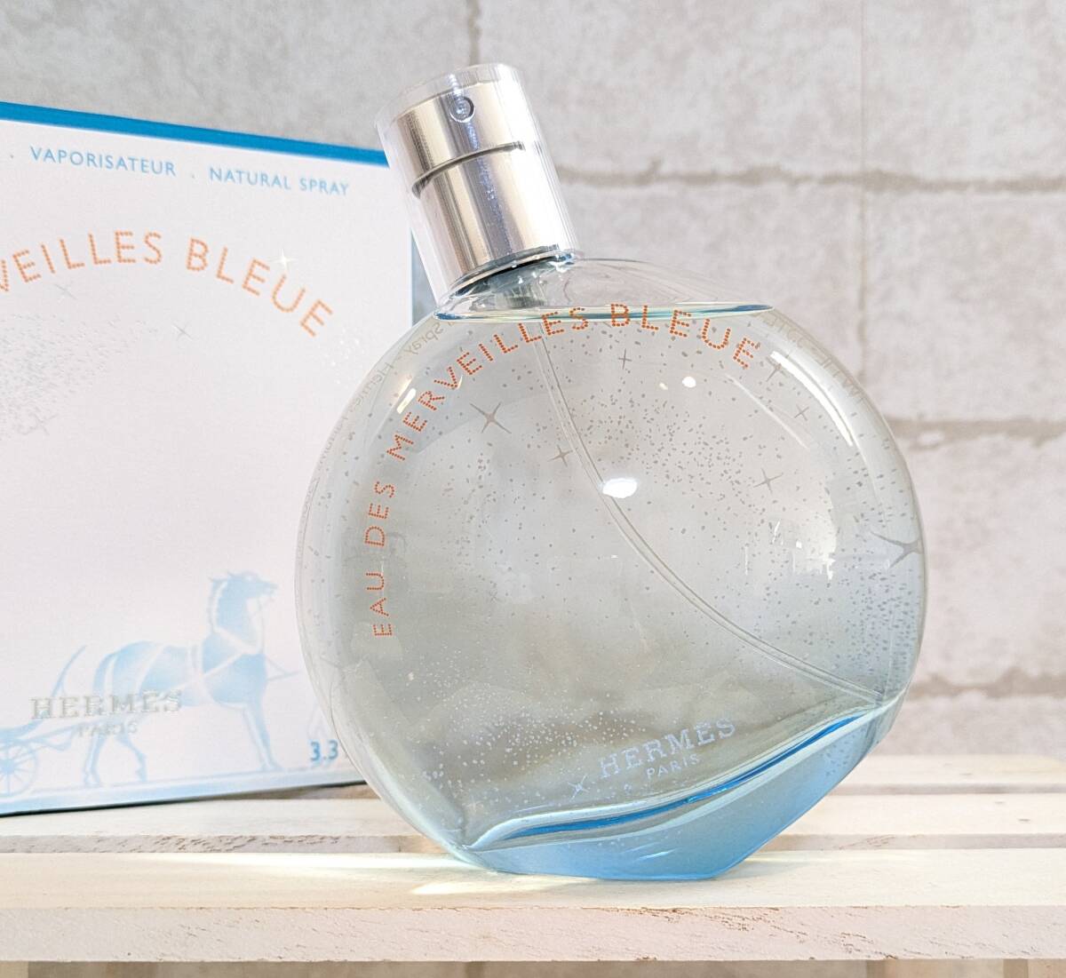  не использовался товар 100ml Hermes o-temeruveiyu голубой o-doto трещина 