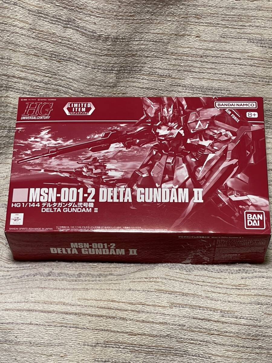 LIMITED ITEM　■MSN-001-2　DELTA　GUNDAMⅡ　HG　1/144　デルタガンダム弐号機