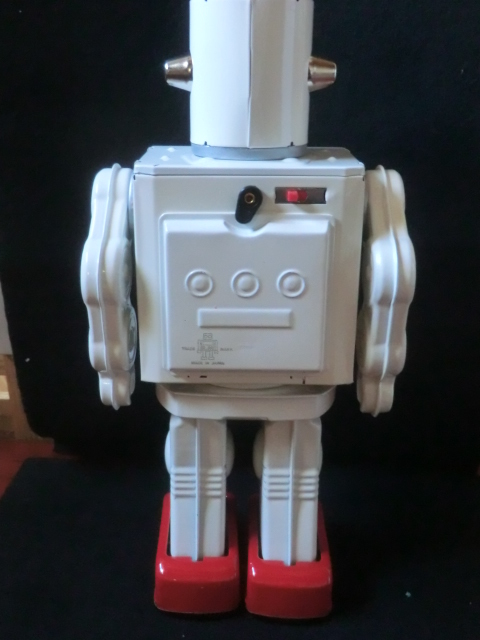  жестяная пластина игрушка робот * metal house. робот серии Cockpit Robot не использовался с ящиком движение. сделано в Японии 250126. сердце 