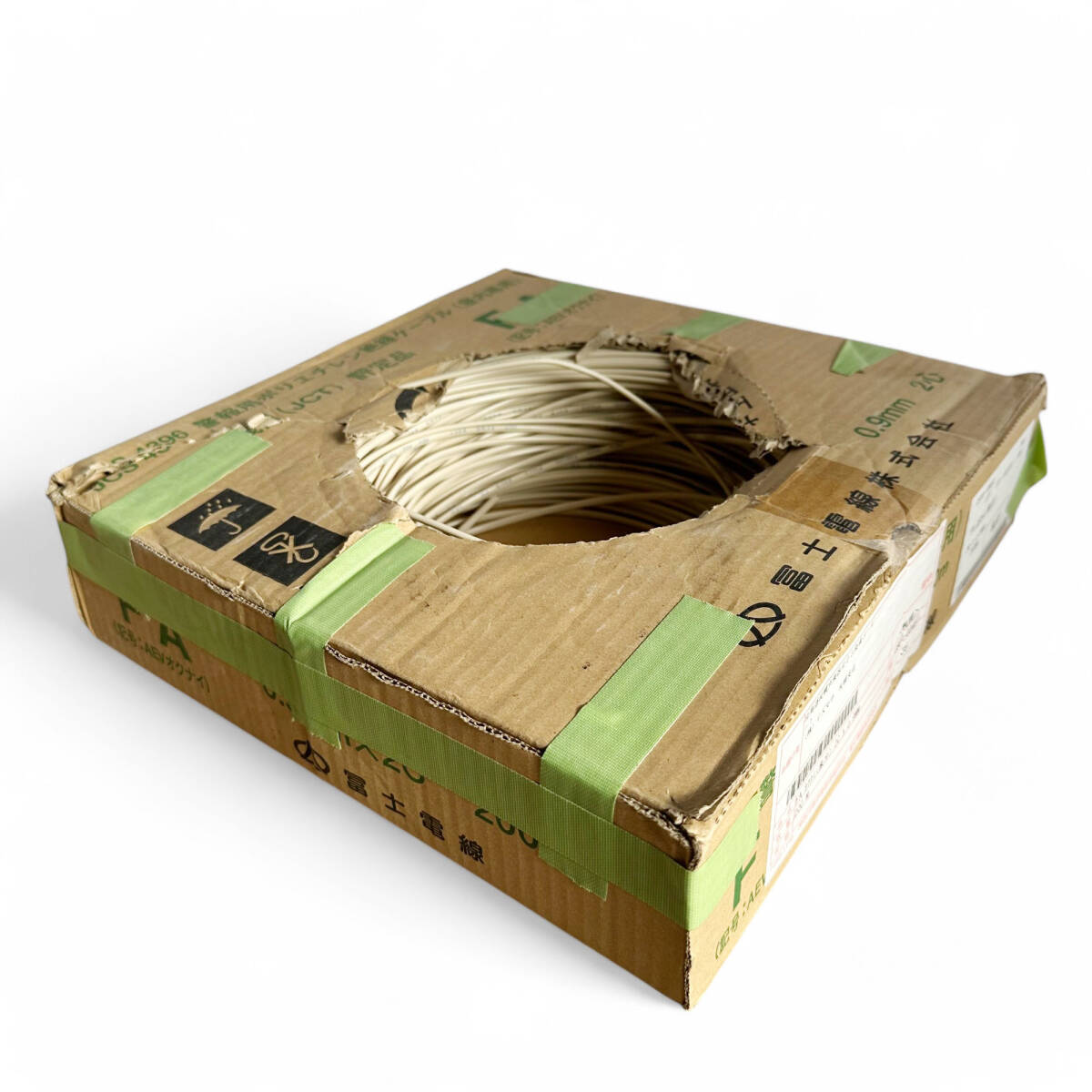 Y7-79 富士電線 警報用ポリエチレン絶縁ケーブル（屋内用）0.9mm ２心（残量不明）電材 配電用品_画像2