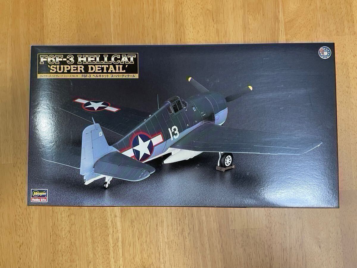 希少品【コレクターズ ハイグレード シリーズNo.18】 グラマンF6F-3 ヘルキャットスーパーディテール 1/48 @010