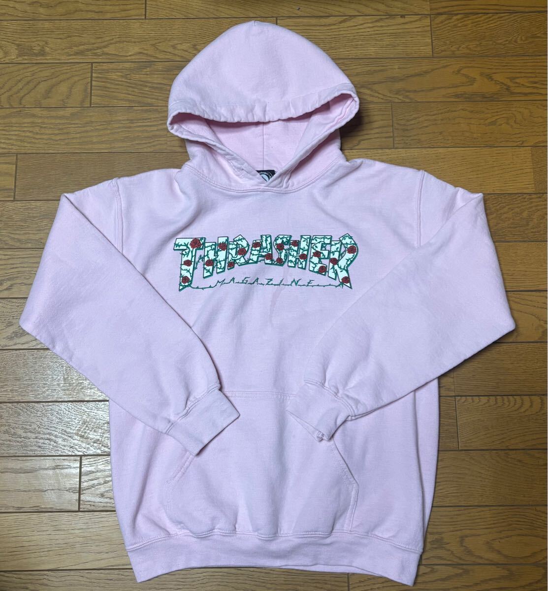 THRASHER HOODIE size-S(着丈58身幅51) 中古 NCNR