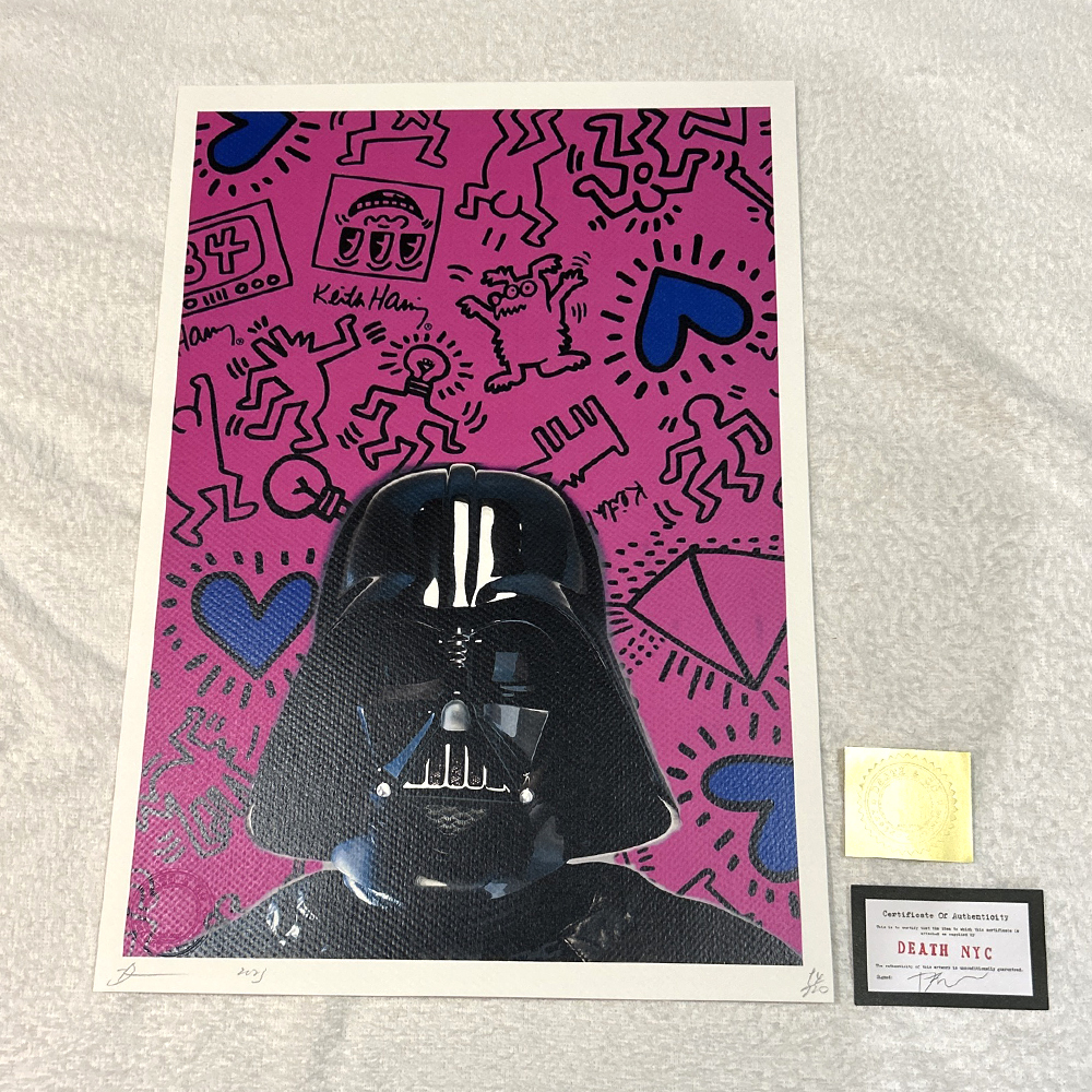 世界限定100枚 DEATH NYC スターウォーズ STARWARS ダース 世界限定100枚 DEATH NYC スターウォーズ STARWARS ダース