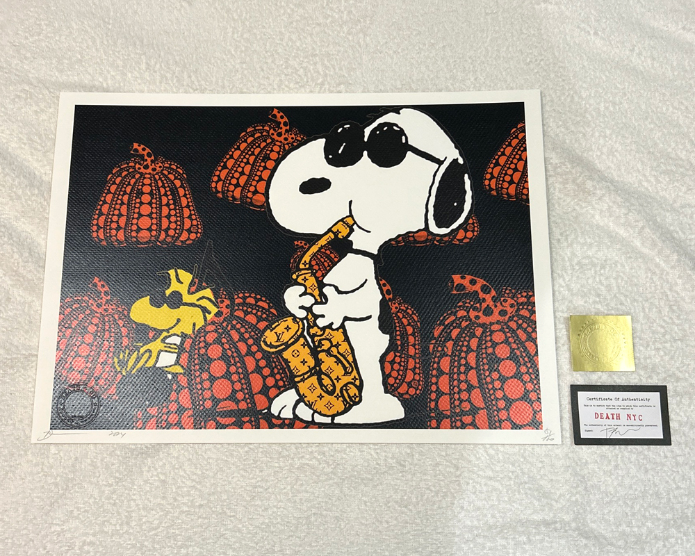 DEATH NYC 数量限定 アートポスター スヌーピー SNOOPY PEANUTS DEATH NYC 数量限定 アートポスター スヌーピー SNOOPY PEANUTS