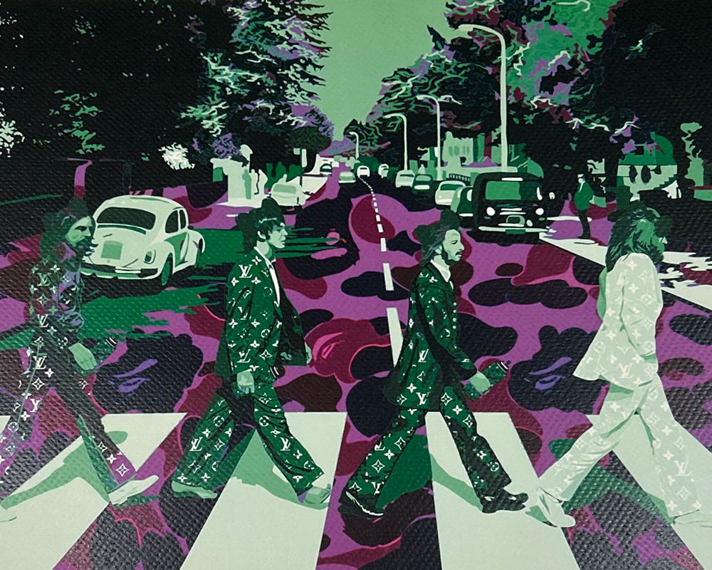 DEATH NYC 世界限定 ビートルズ Abbey Road 朝焼け 73 - 絵画 DEATH NYC 世界限定 ビートルズ Abbey Road 朝焼け 73 - 絵画