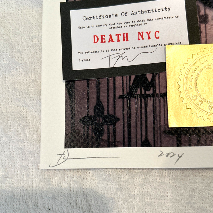 世界限定100枚 DEATH NYC バンクシー Banksy「柔道家を投げる
