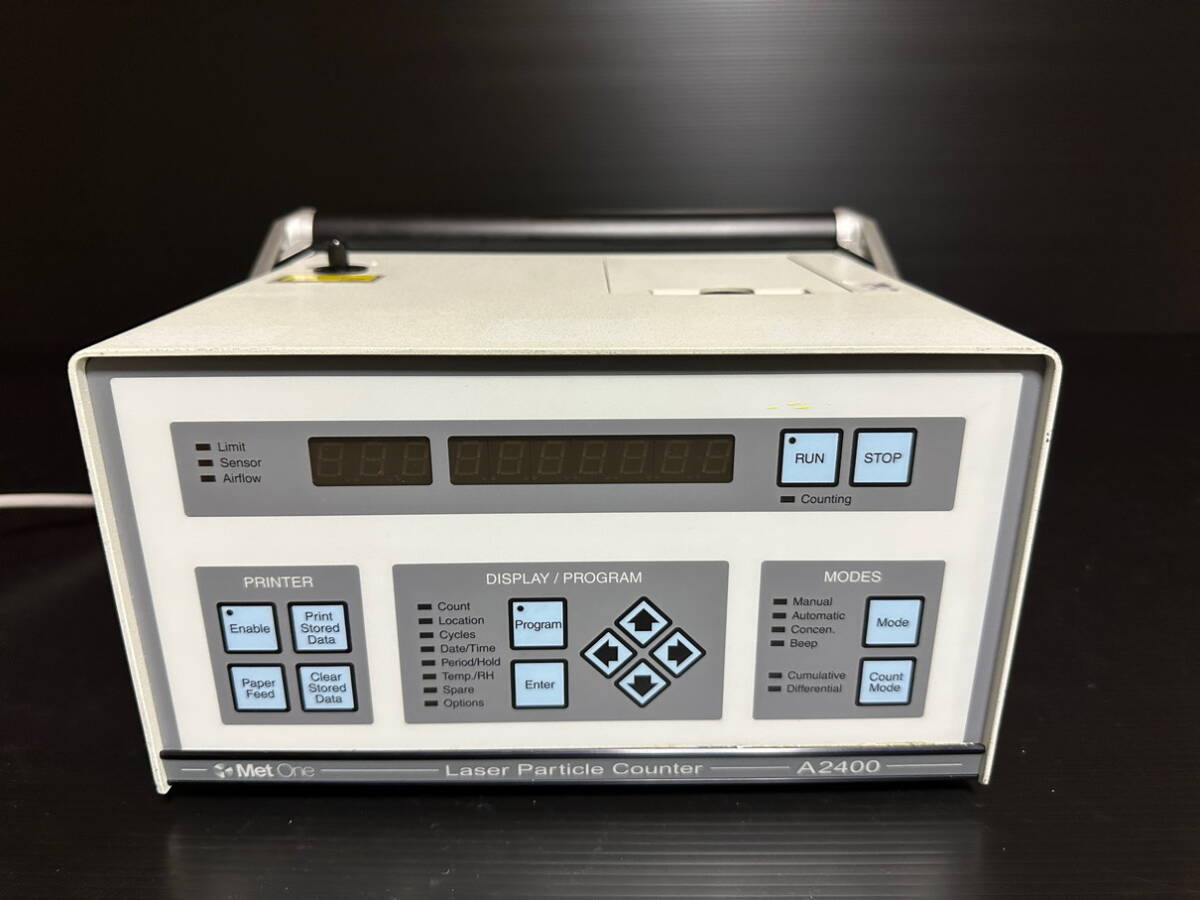 MET One パーティクルカウンタ A2400 LL LASER PARTICLE COUNTER 多機能レーザパーティクルカウンタ