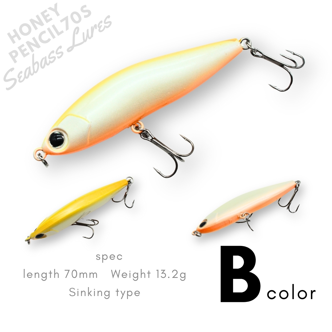 ハニーペンシル70S 9個セット 70mm 13 2g S字系 シンキング ハニーペンシル70S 9個セット 70mm 13 2g S字系 シンキング