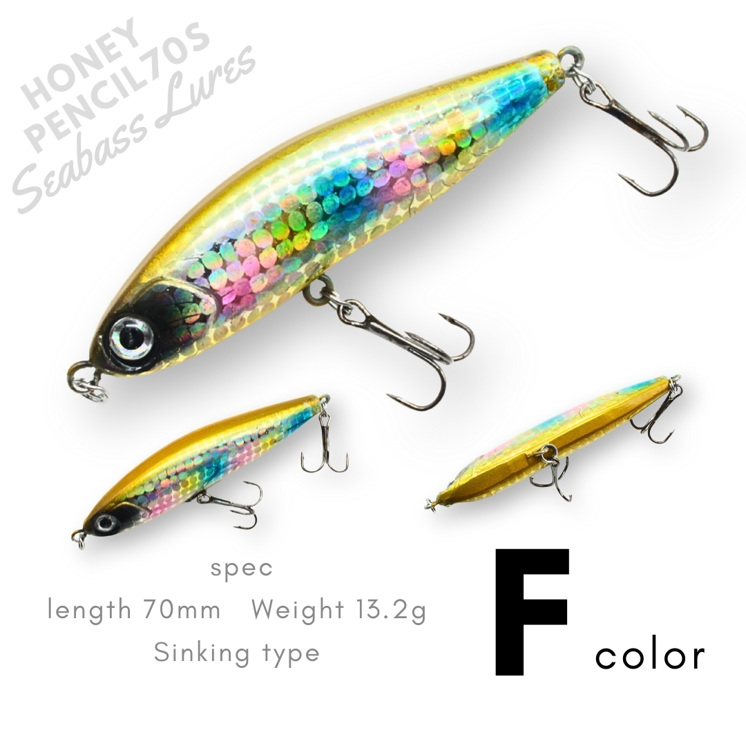 ハニーペンシル70S 9個セット 70mm 13 2g S字系 シンキング ハニーペンシル70S 9個セット 70mm 13 2g S字系 シンキング