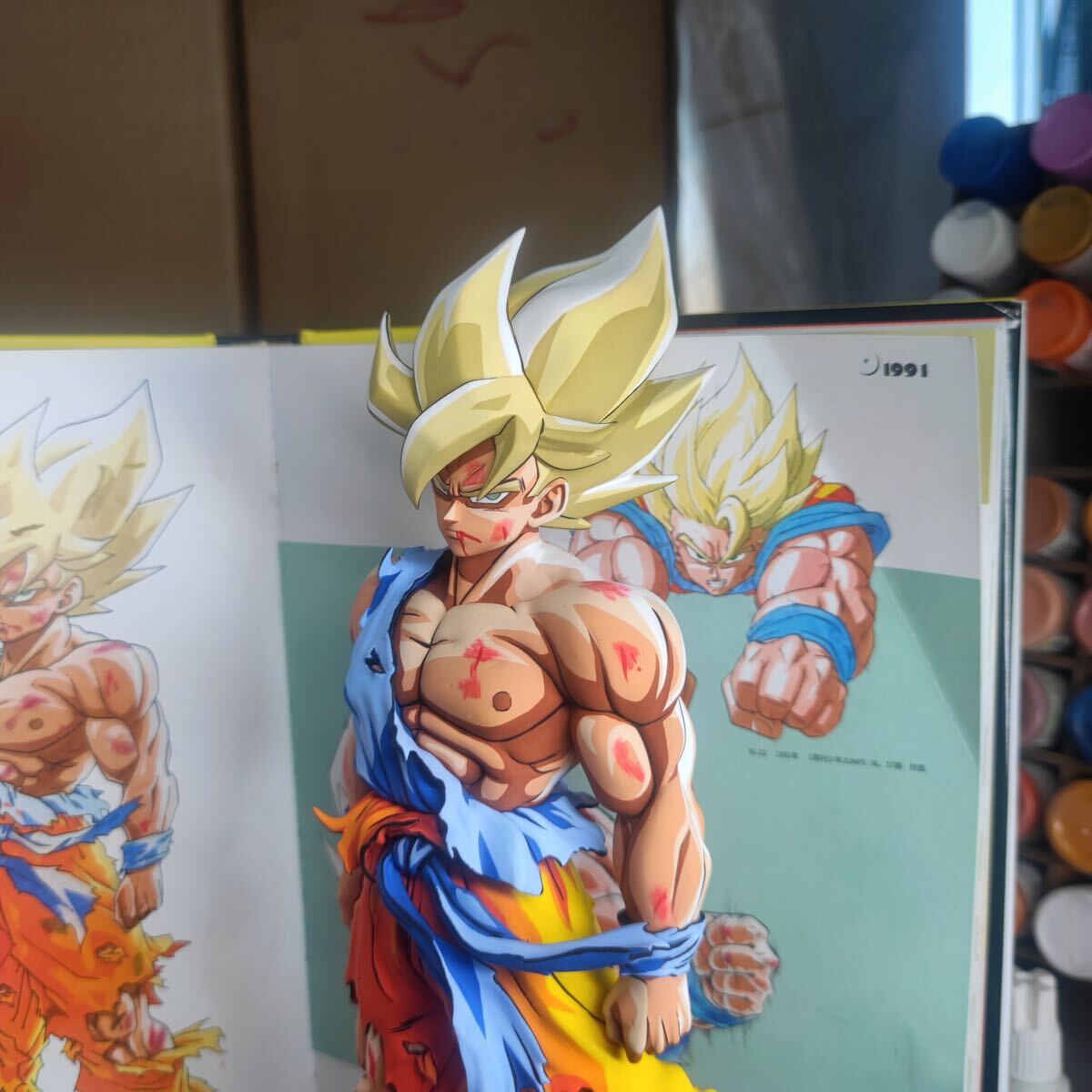 ドラゴンボールフィギュア リペイント 伝説の超サイヤ人 孫悟空 ドラゴンボールフィギュア リペイント 伝説の超サイヤ人 孫悟空