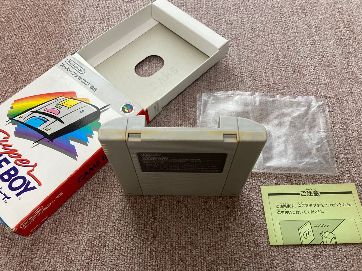 !_ редкий nintendo super Game Boy Super Famicom специальный часть цвет выгорание есть коробка винил предупреждение поиск super Game Boy 2