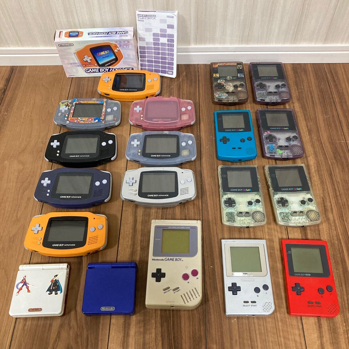 任天堂 Nintendo ゲームボーイアドバンス ゲームボーイカラー ゲームボーイポケット アドバンスSP 初代ゲームボーイ おまとめセット GBA
