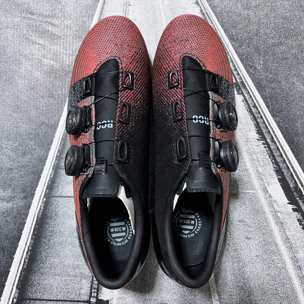 新品 Rapha RCC Pro Team Shoes サイズ41.5 (JP 26.6cm) ラファ RCC プロチーム シューズ SPD-SL 3穴 カーボンソール