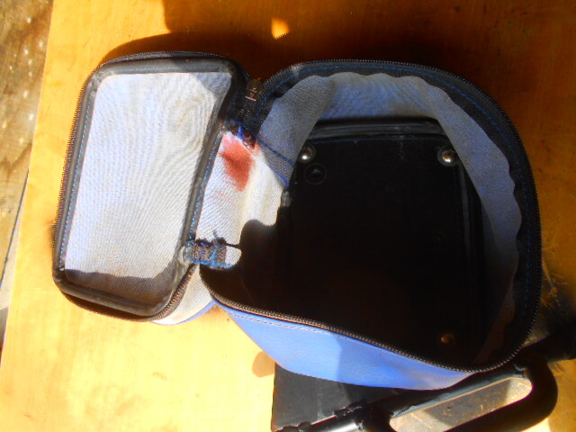 ヤマハDT200WR用、純正サイドバック、ショートツーリングにも便利