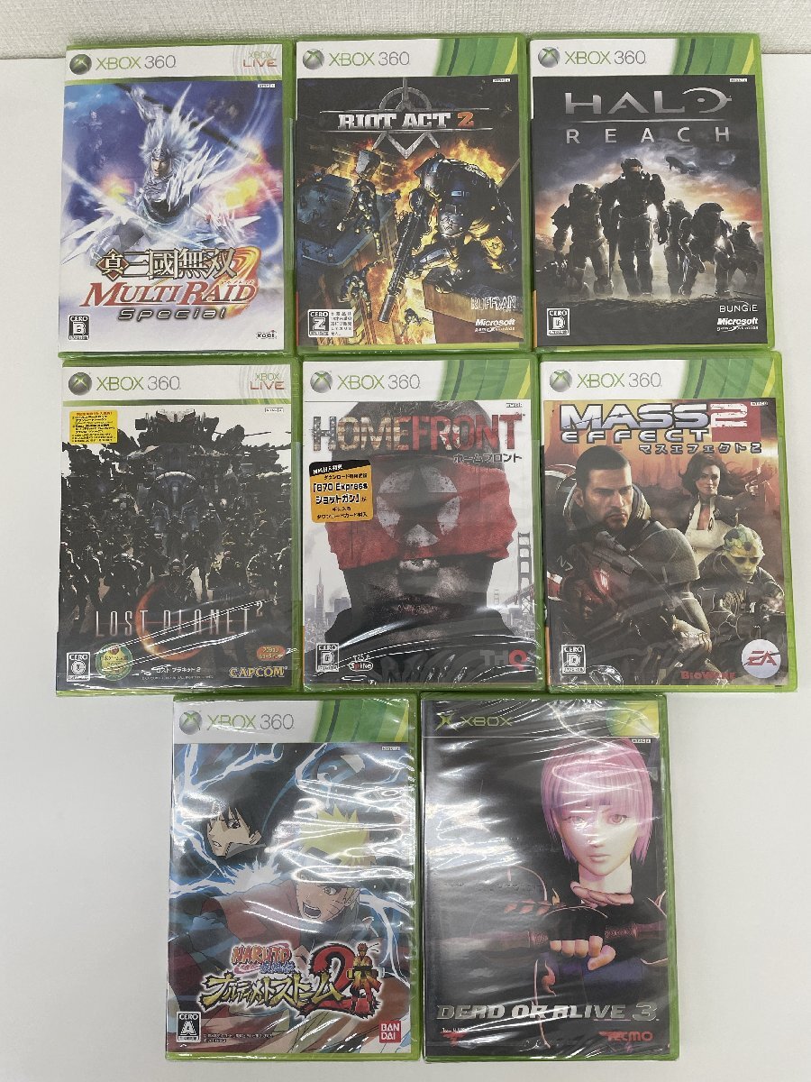 未開封訳あり】【まとめ売り】8個 XBOX360 真・三國無双 その他 未開封訳あり】【まとめ売り】8個 XBOX360 真・三國無双 その他