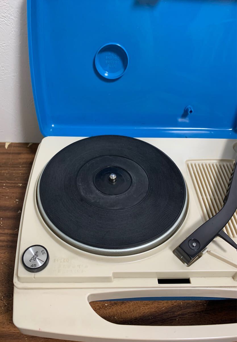 美品】 National ナショナル ポータブル レコードプレーヤー SF 美品】 National ナショナル ポータブル レコードプレーヤー SF