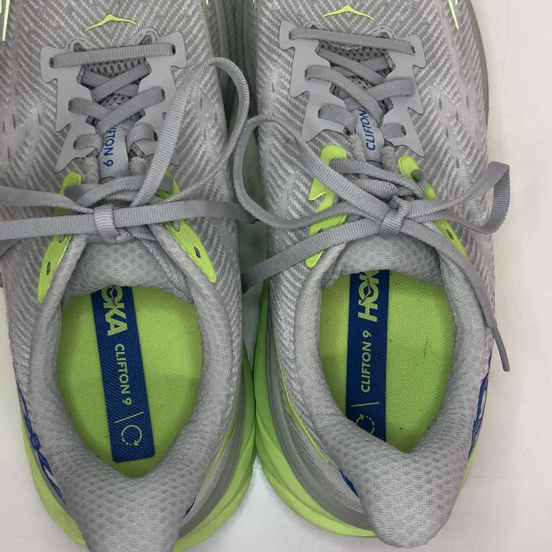 [ б/у ]HOKA ONEONE Cliff тонн 9 28.5cm 1132210 STLC CLIFTON 9 WD ho kao Neo ne[240066157190]