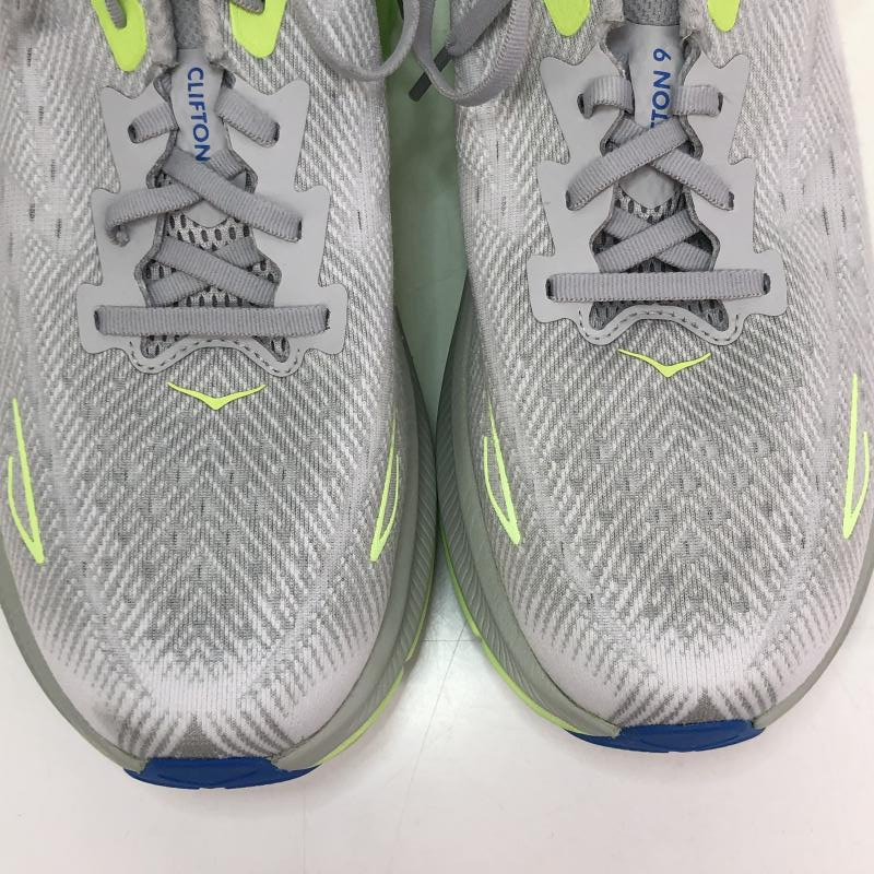 [ б/у ]HOKA ONEONE Cliff тонн 9 28.5cm 1132210 STLC CLIFTON 9 WD ho kao Neo ne[240066157190]