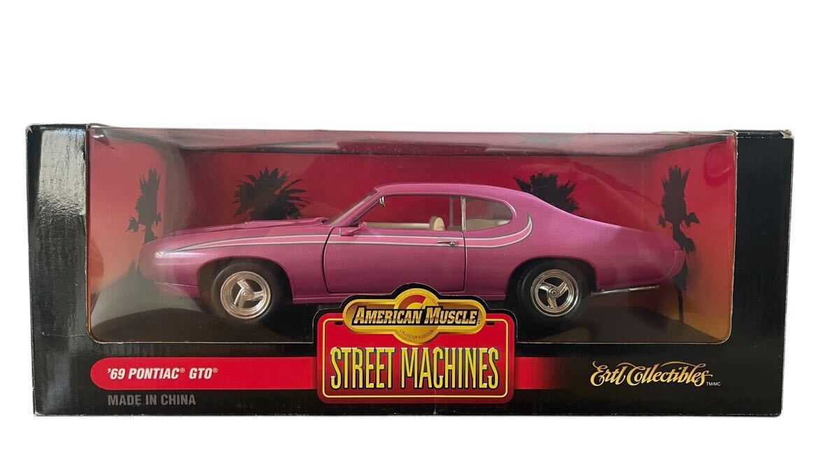 乗用車 AmericanMuscle 1/18 1969 Pontiac GTO