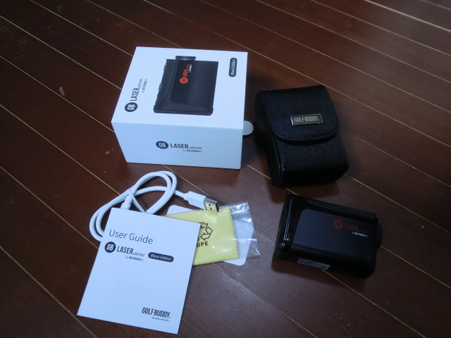 ☆　GOLFBUDDY GB LASER atom レーザー距離計　ブラック　　訳アリ　送料無料　☆