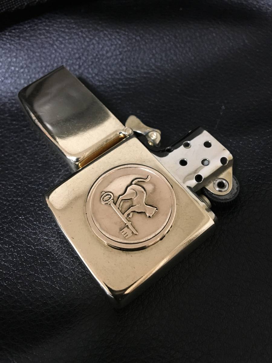 14KT 金無垢　Zippo Cat Cay Yacht Club 超希少品_画像1