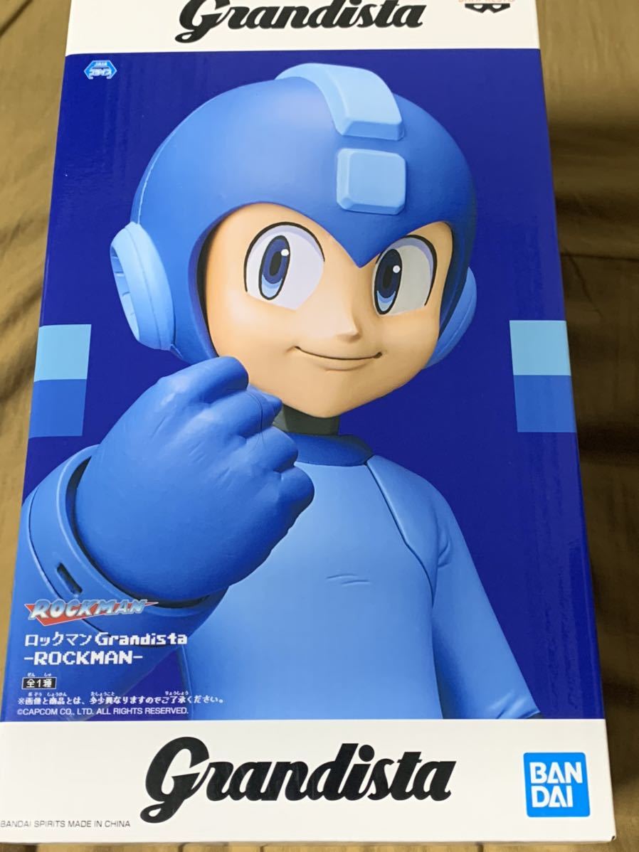 カプコン限定！ロックマン Grandista ROCKMAN 約22cm CAPCOM メガマン(Mega Man)フィギュア 新品・未開封