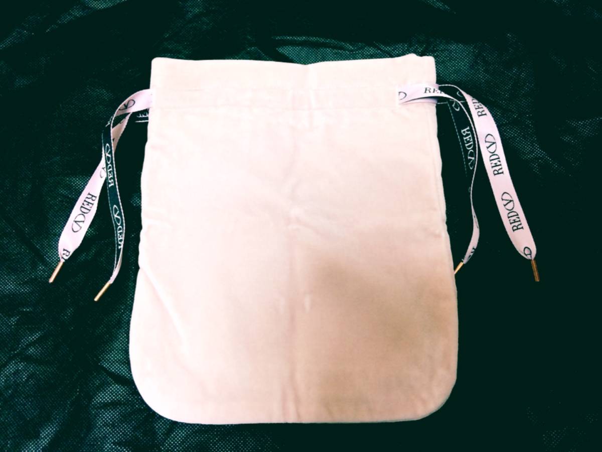 ☆未使用品☆レッドヴァレンティノノベルティベロア巾着ポーチ