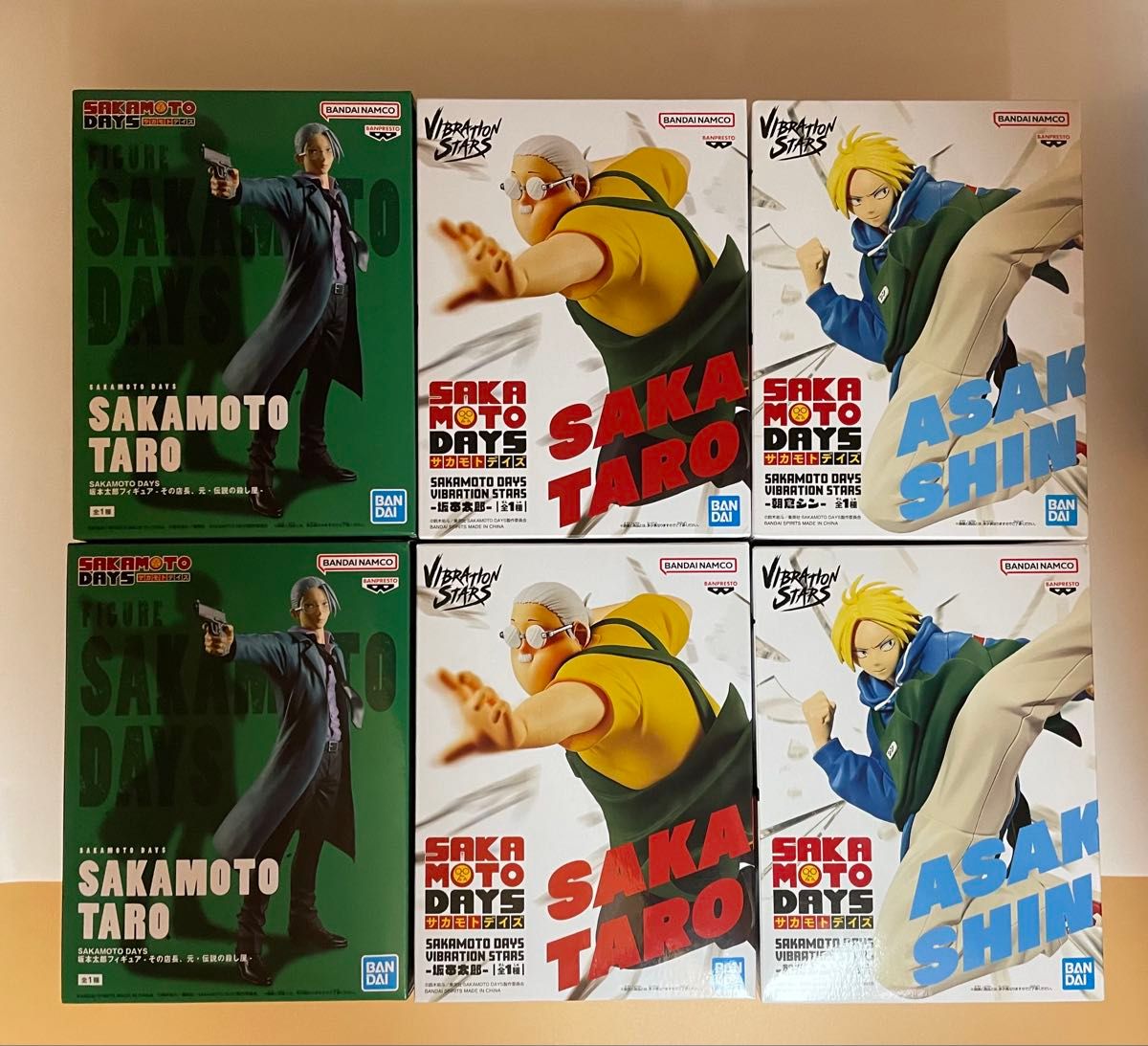 SAKAMOTO DAYS 6点(3種各2個)坂本太郎 坂本太郎フィギュア SAKAMOTO DAYS 6点(3種各2個)坂本太郎 坂本太郎フィギュア