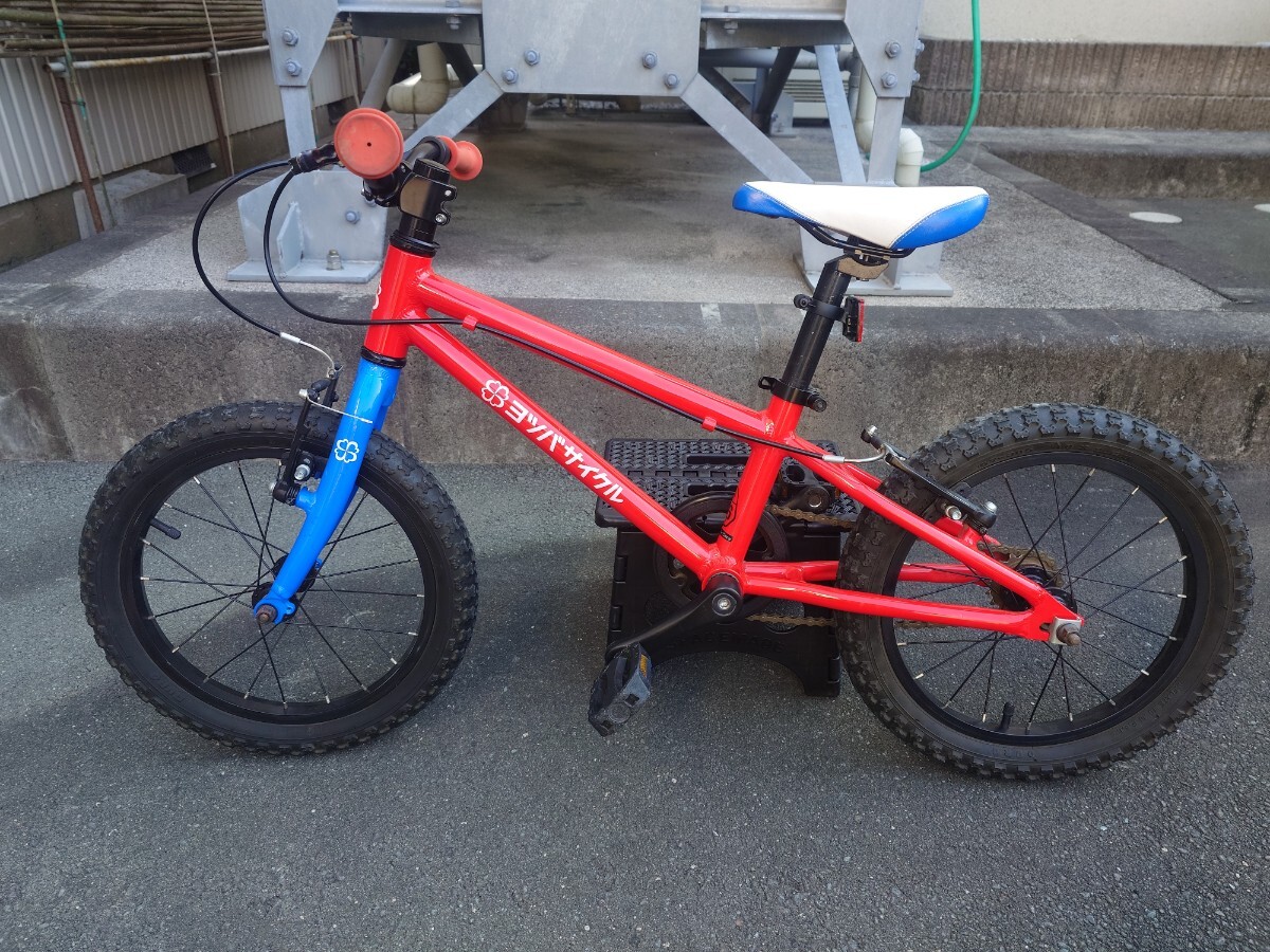 ヨツバサイクル ヒーローレッド 16インチ 手渡し可能 大田区より ヨツバサイクル ヒーローレッド 16インチ 手渡し可能 大田区より