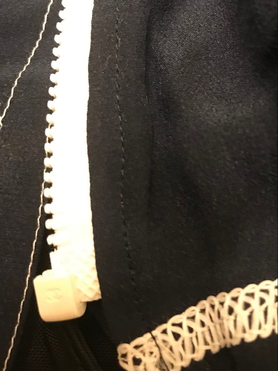 正規品新品CHANELシャネルフード付マトラッセジャケットブルゾン 正規品新品CHANELシャネルフード付マトラッセジャケットブルゾン