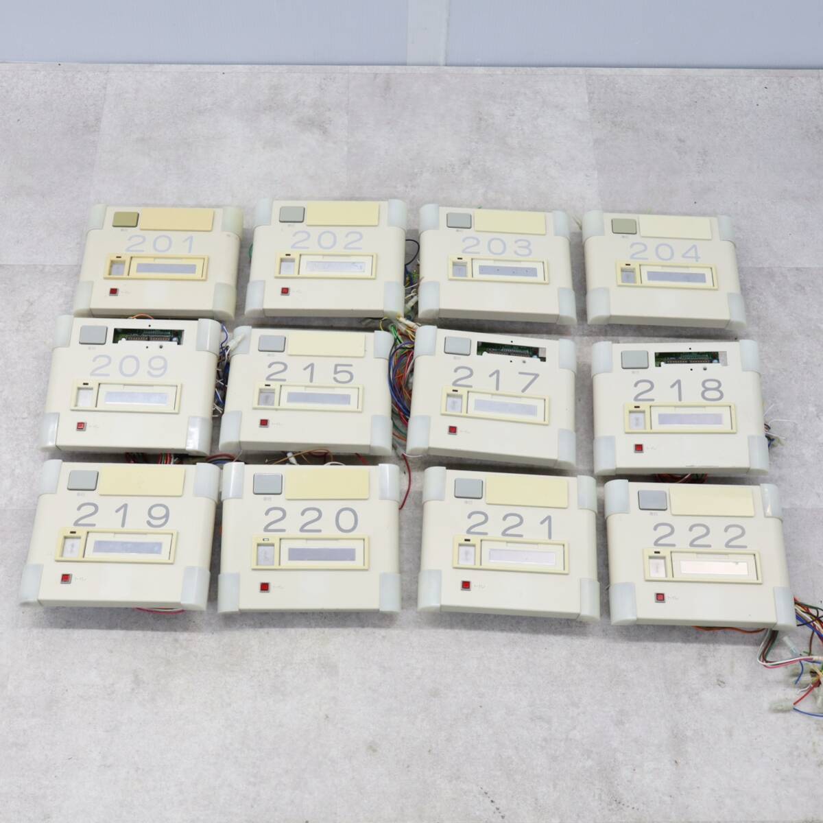 △値下げ 大特価 修理 メンテナンス|12個セット 床トイレ付用 廊下灯|アイホン会社 NER-31XTA 設備|病院 介護 ナースコール■P4927