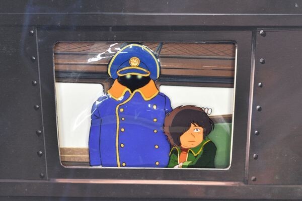 松本零士原作セル画額「銀河鉄道999 鉄郎、車掌」 セル画 21.8 松本零士原作セル画額「銀河鉄道999 鉄郎、車掌」 セル画 21.8