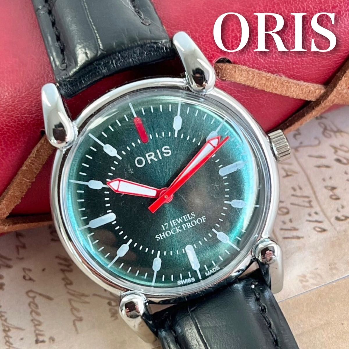 美品 オリス ORIS 手巻き機械式1980年代ヴィンテージメンズ 美品 オリス ORIS 手巻き機械式1980年代ヴィンテージメンズ