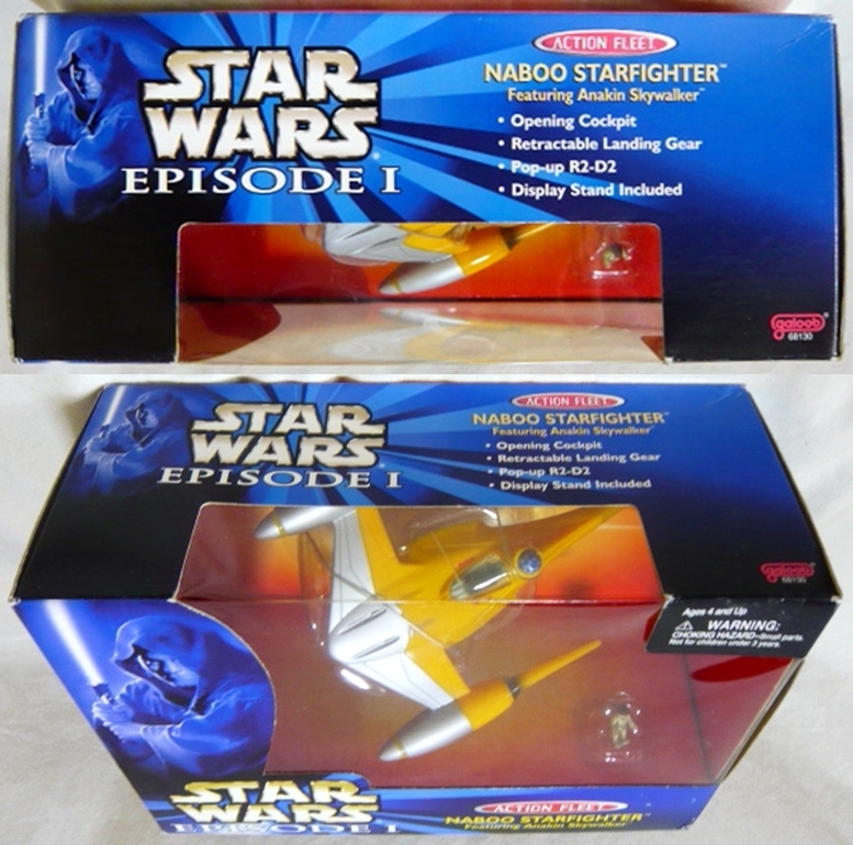 , Galoob/TOMY 68130 ナブー スターファイター アクションフリート ビークル トミー STAR WARS EPISODE 1 NABOO StarFighter_画像3