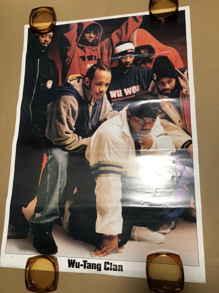  бесплатная доставка [ подлинная вещь Wu-Tang Clan постер ]u- язык * Clan Method Man