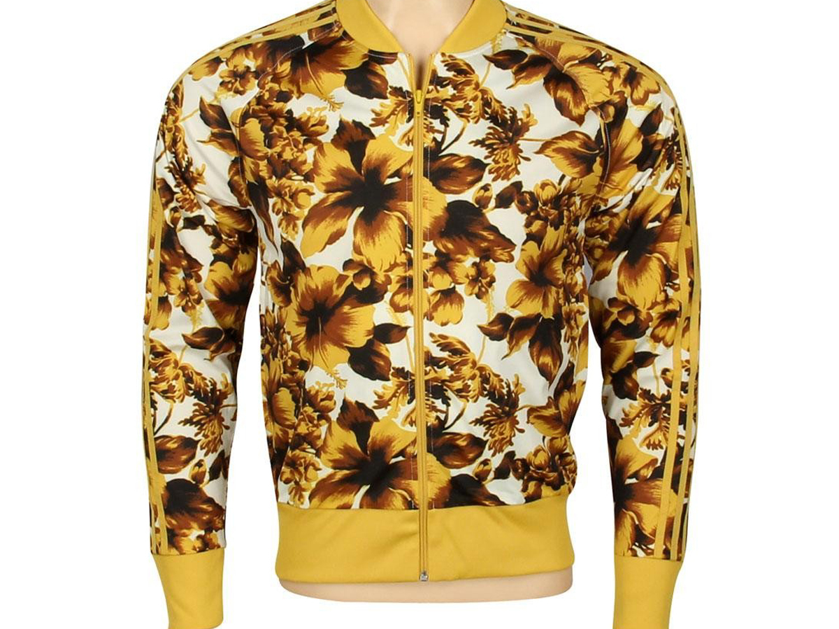 国内正規品 新品未使用 ADIDAS ORIGINALS O BY O 【JEREMY SCOTT】 GOLD FLORAL TRACK SUIT アディダス ジェレミー スコット 上下セット M_画像2