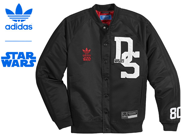 【日本未発売】【ADIDAS ORIGINALS x STAR WARS】 EVIL VARSITY JACKET アディダス スター ウォーズ ダーク サイド スタジャン M