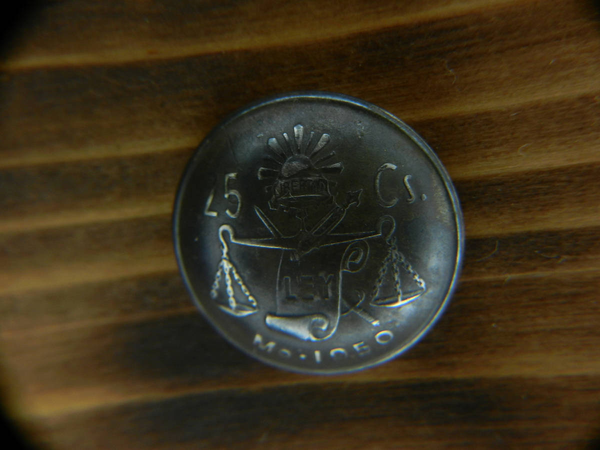 Old Coin［ヴィンテージスタイル／メキシコ／25センタボ／1950］concho_画像3