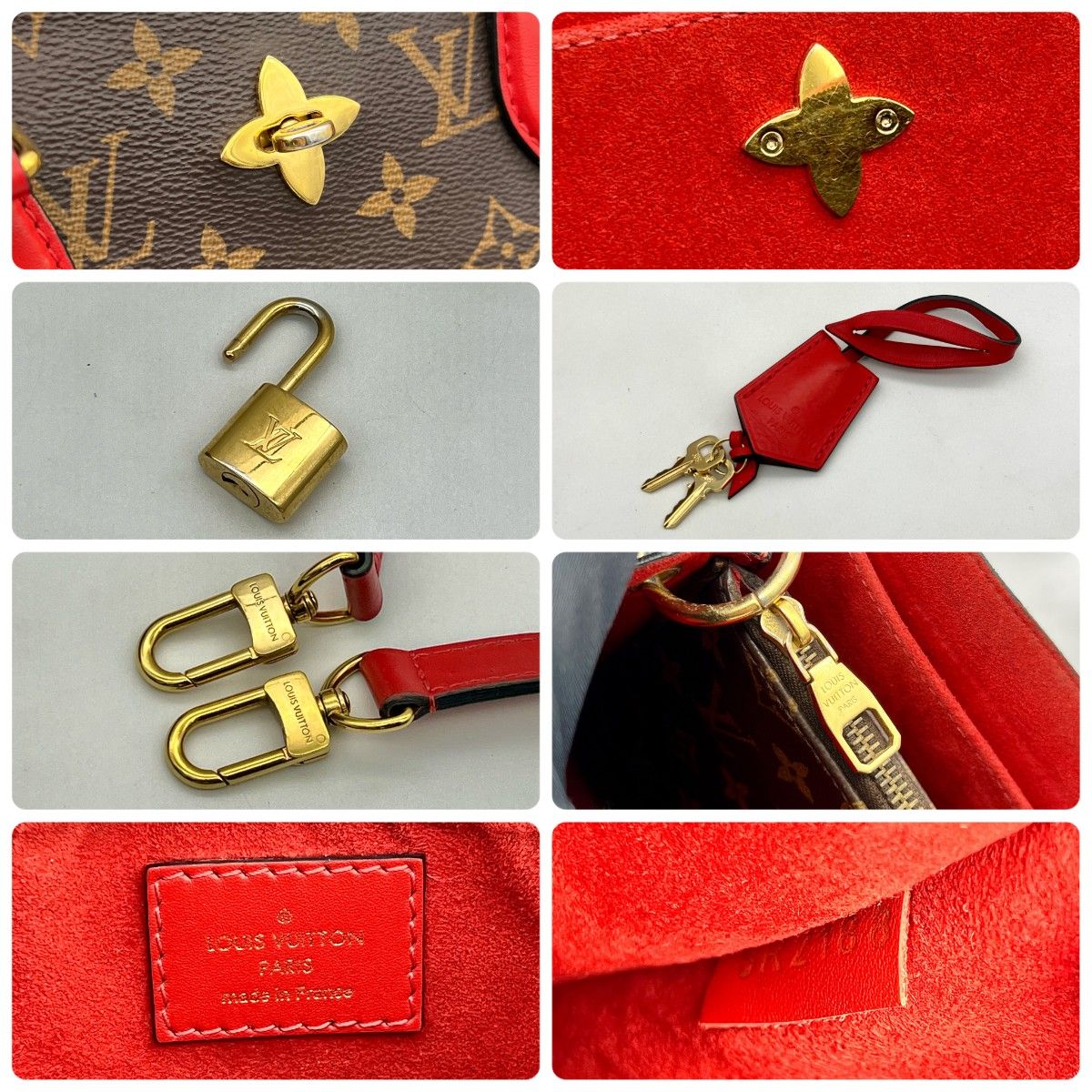 ルイヴィトン モノグラム フラワー トート ゴールド金具 2WAY ルイヴィトン モノグラム フラワー トート ゴールド金具 2WAY