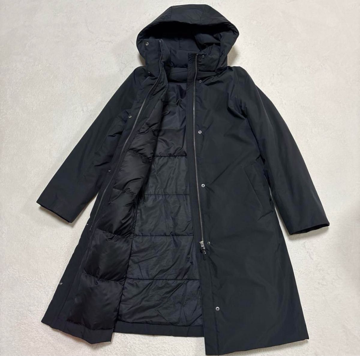 UNIQLO ユニクロ ハイブリッドダウンコート 黒 ブラック Lサイズ UNIQLO ユニクロ ハイブリッドダウンコート 黒 ブラック Lサイズ