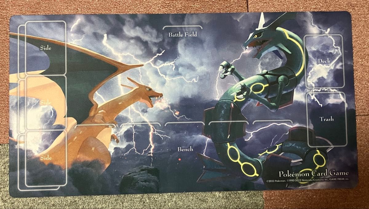 ポケモンカード プレイマット リザードンVSレックウザ プレイ ポケモンカード プレイマット リザードンVSレックウザ プレイ